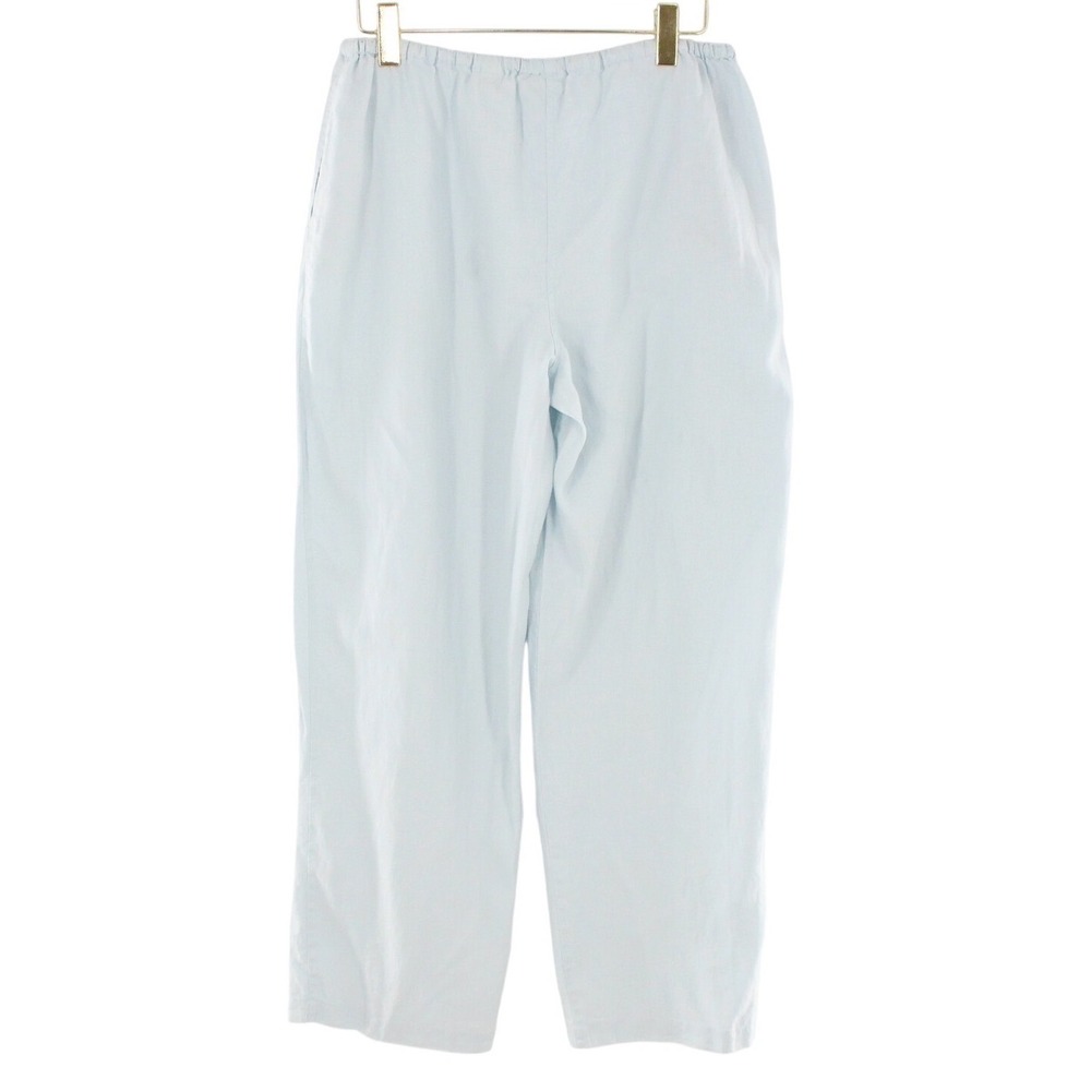 Express Linen Pants Drawstring Elastic Waist Size… - image 2